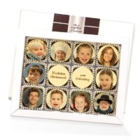 12er Pralinenbox mit runden Fotopralinen