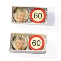 2 Foto-Pralinen in der Stange | rund