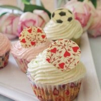 Schokoladenaufleger 38mm rund weiße Schokolade