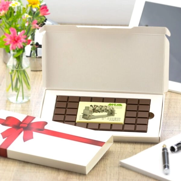 Fotoschokolade in der Geschenkverpackung ab 50 Stück