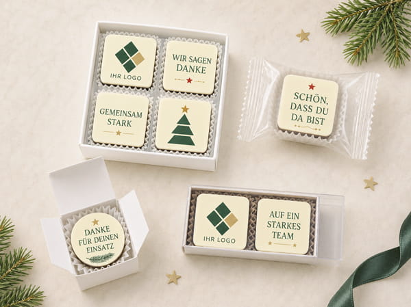 Giveaways für Weihnachtsfeiern